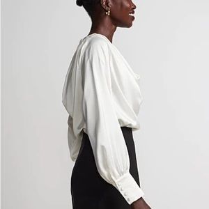 Cream colored blouse